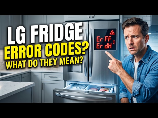LG Refrigerator Fault Codes: What Er FF, Er RF, Er CF & Er dH Mean