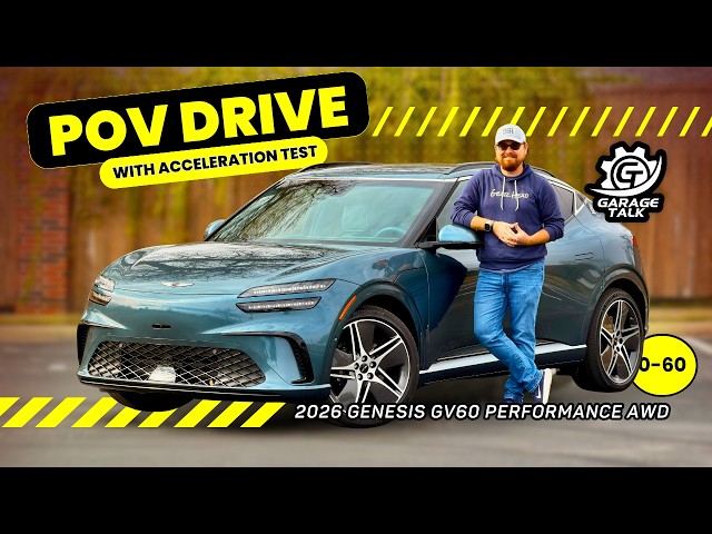 2026 Genesis GV60 Performance AWD // POV Drive and Acceleration Test