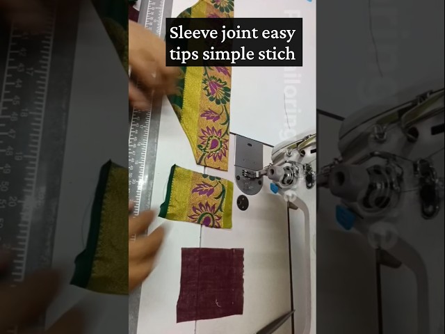 full vedio👇🏼SLEEVE DESIGN tips trick#blousedesign #borderdesign#lacedesign #sleevesdesign#sewingtips
