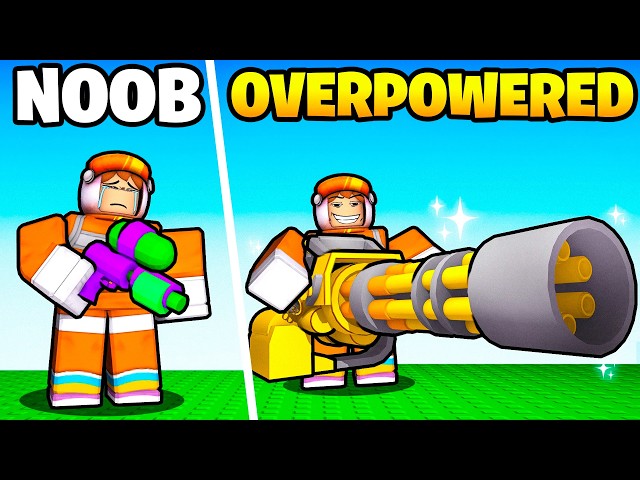 NOOB to PRO in Roblox +1 Gun Evolution