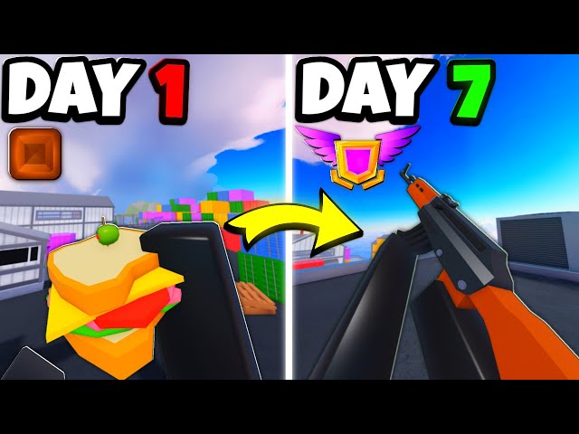 I Mastered RANKED in 7 days in Roblox Rivals!