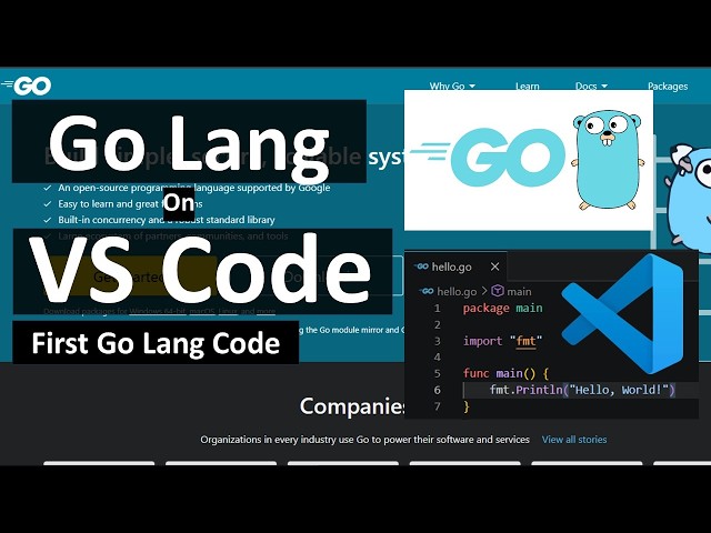 How to Install & Run Go Lang in VS Code on Windows 11 | Learning A-Z