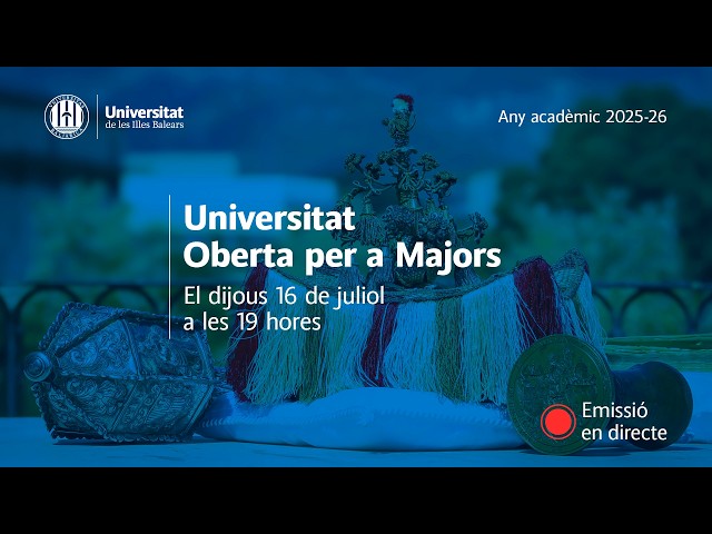 Universitat Oberta per a Majors - Acte de final de promoció. Any acadèmic 2025-26