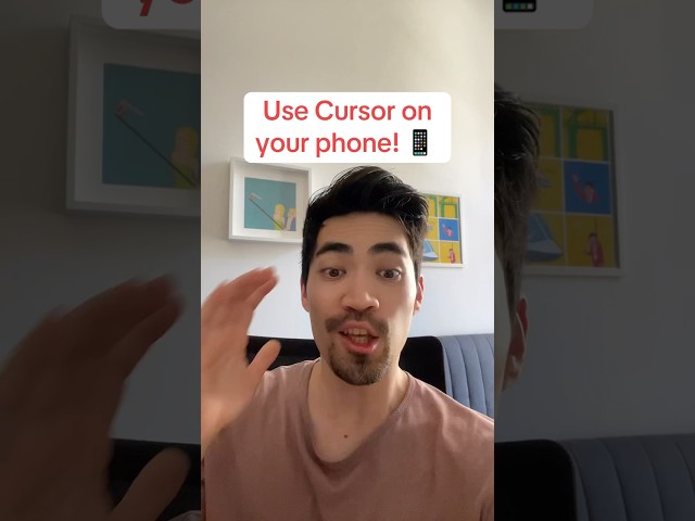 Use Cursor on your phone! #aicoding #cursor #mobile