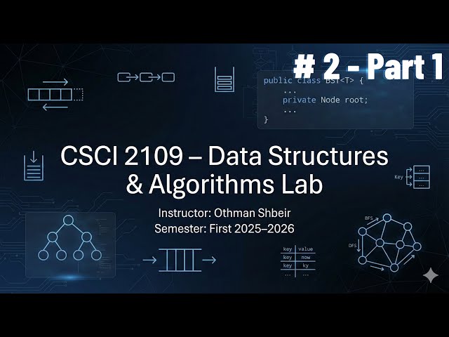 Lecture 2 – Part 1: Object-Oriented Principles, Exceptions & Arrays Revision in Java