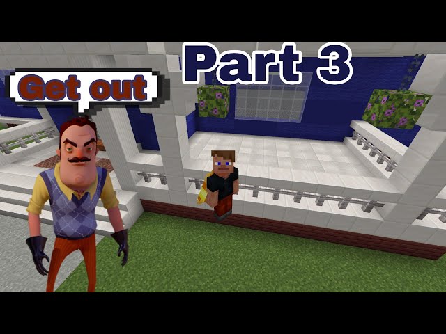How to build Atlantic Craft Hello neighbour Alpha 2 house - Part 3 - Front porch