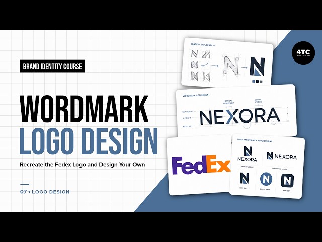Wordmark Logo Design Tutorial: Recreate the FedEx Logo and Design Your Own