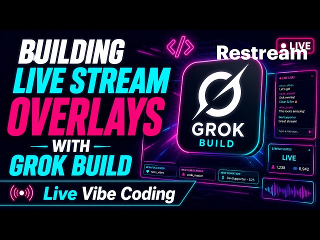 Live Vibe Coding - Using Grok 4.6 to Build My Live Stream Features