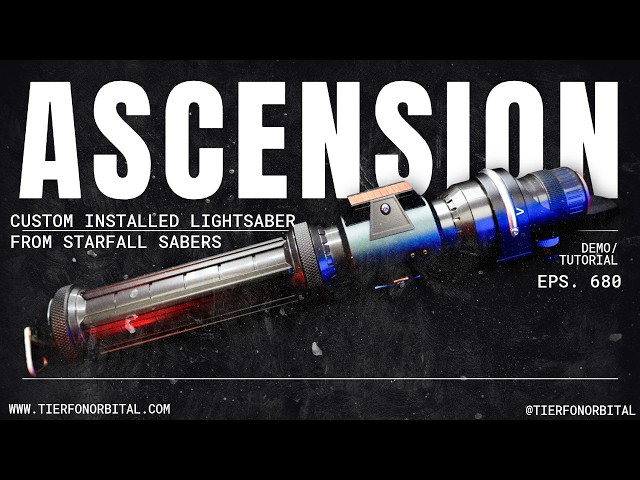 Starfall Sabers “Ascension” — Custom Crystal Chamber Install