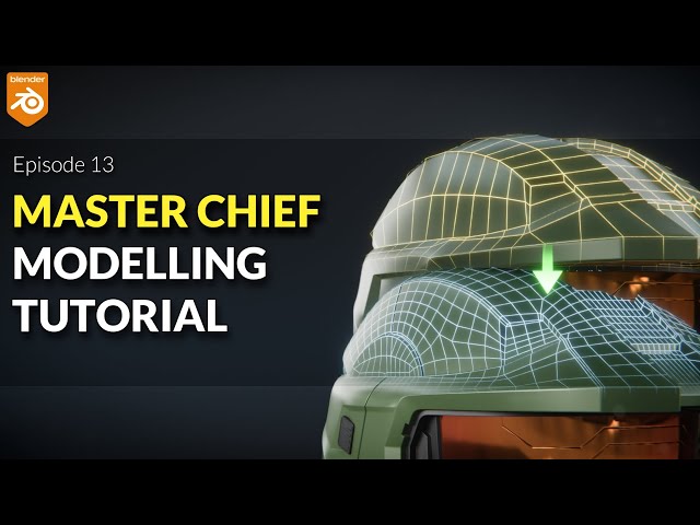 Blender Master Chief Helmet Modelling Tutorial | Episode 13