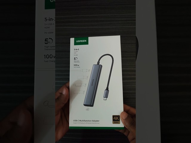 Type-C Multifunction USB Hub - 5 in 1 Ugreen Hub #thesatutor #Apple #unboxing #Hub #Ugreen