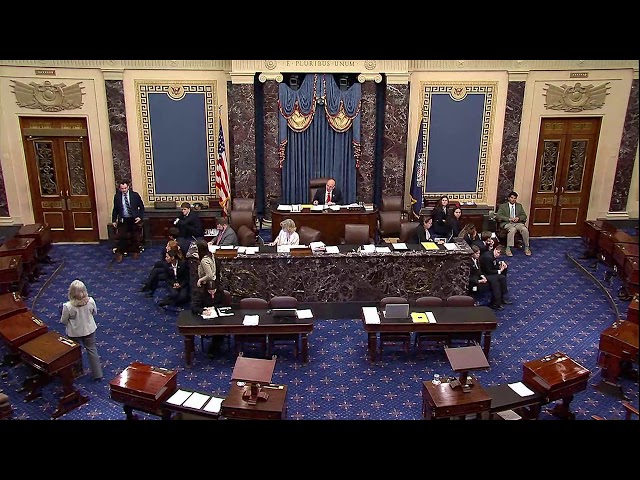LIVE from the Senate floor: