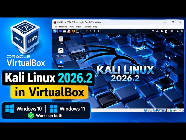 How to Install Kali Linux 2026 in VirtualBox | Kali Linux 2026.2