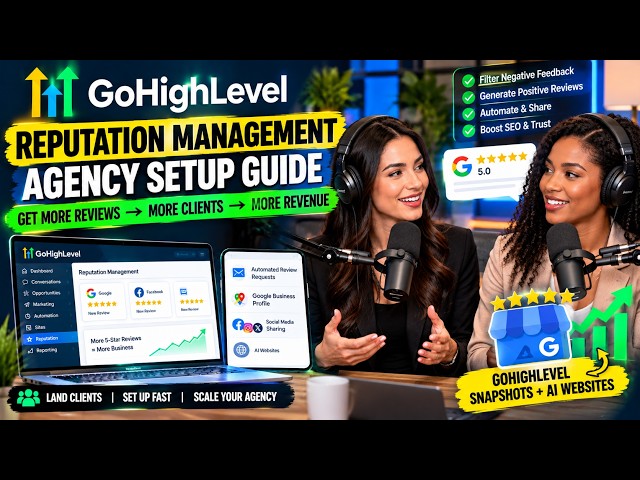 GoHighLevel Reputation Management Agency Setup Guide (Get Clients & Automate Google Reviews)