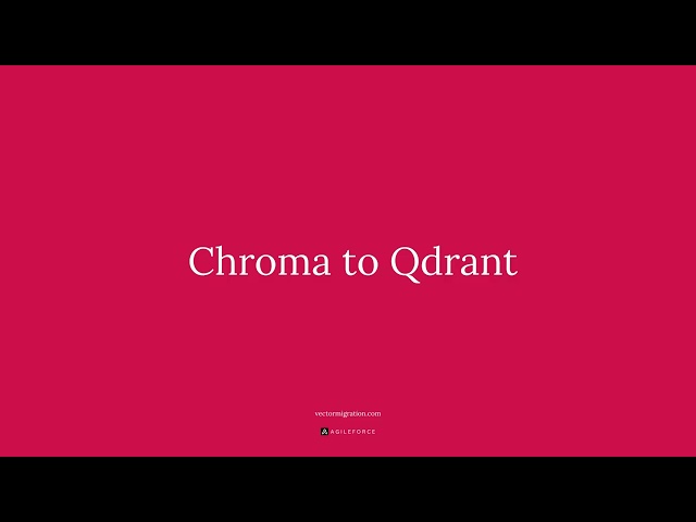 Four Vector Databases Migrated to Qdrant Using MING