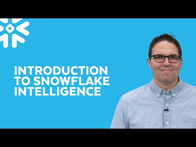 Snowflake Intelligence: All Your Knowledge. One Trusted Enterprise Agent.