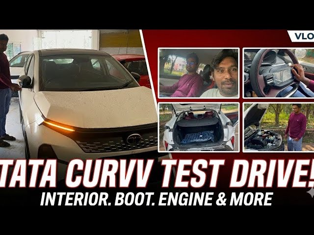 Tata Curvv Review Vlog | Test Drive, Features, Interior & Engine Check