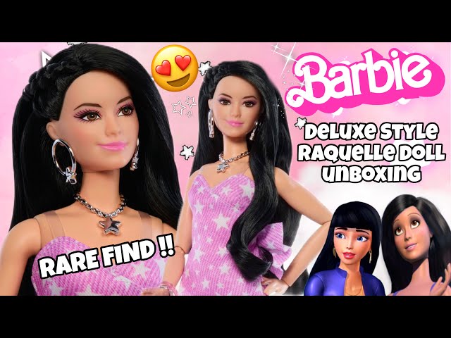 BARBIE RARE FIND DELUXE STYLE RAQUELLE DOLL UNBOXING 💗🎀