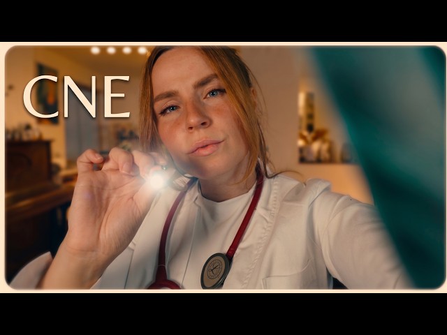 ASMR a CALM Cranial Nerve Exam for GOOD Night SLEEP | soft spoken, personal attention