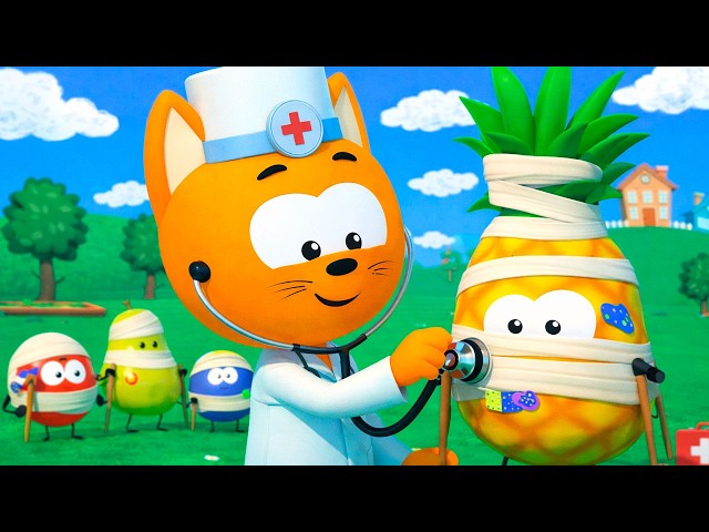 DIVERTIDOS JUEGOS DE KOTÉ 🐱 Gatito Kote 🥎 LA CAVERNA PELIGROSA Y LOS HUEVOS SORPRESA