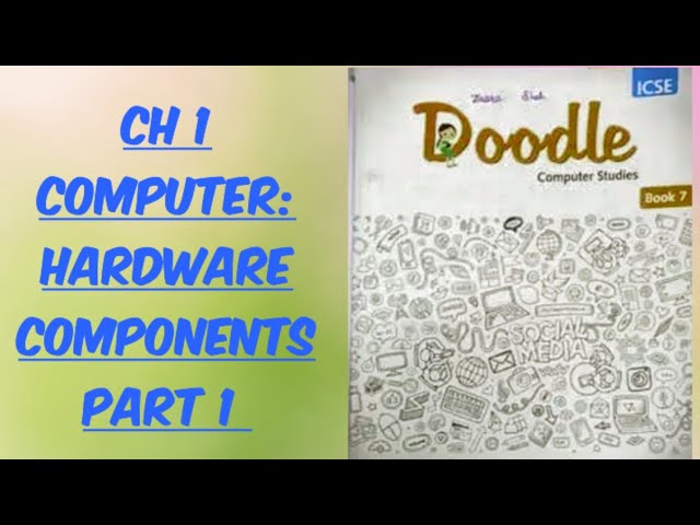 CH 1 | COMPUTER: HARDWARE COMPONENTS | PART 1 | COMPUTER | ICSE BOARD | CLASS 7