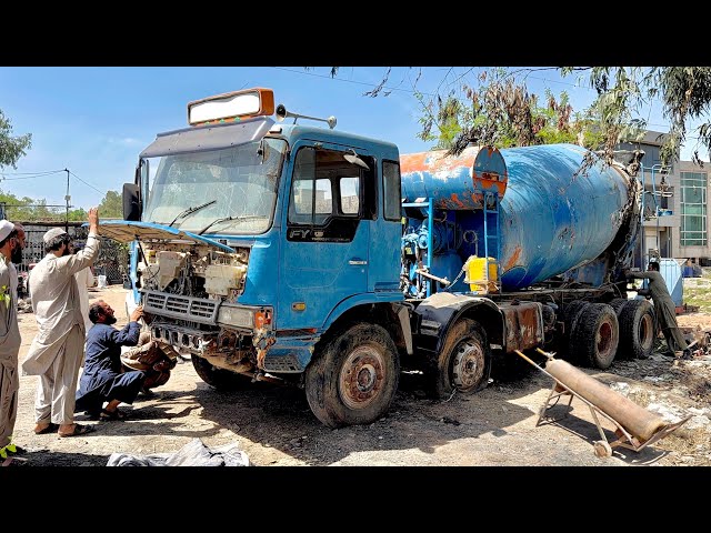 They cut up a scrap mixture truck and turned it into a truck that no one had imagined!…