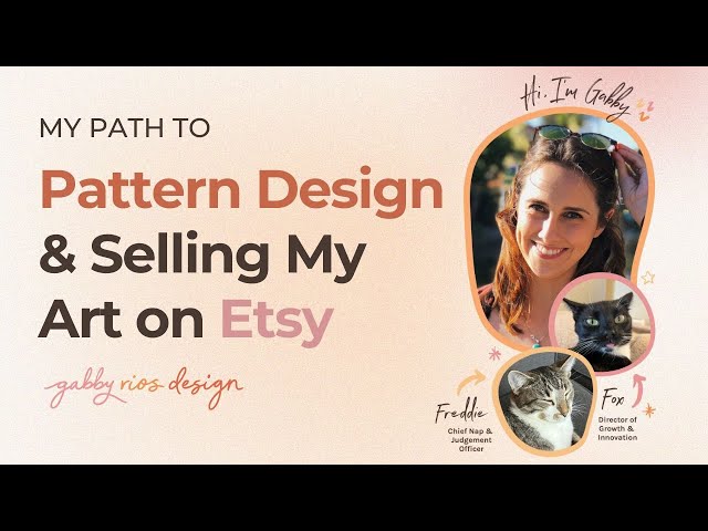 My Path to Surface Pattern Design & Selling My Art on Etsy