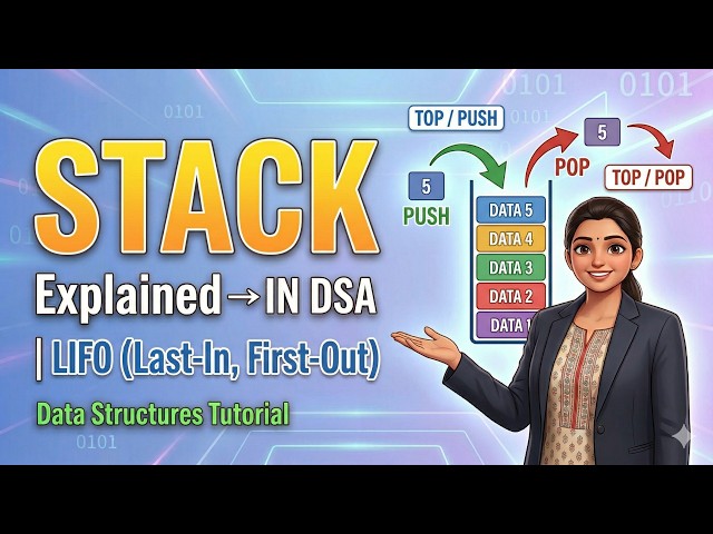What Is Stack in DSA? | LIFO Explained with Real Examples
