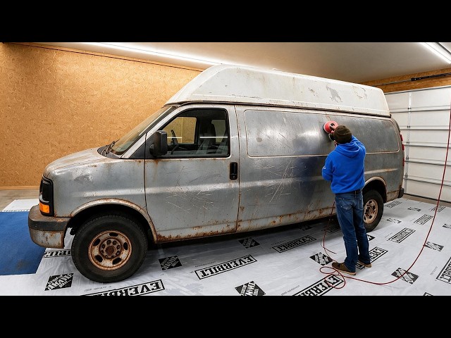 Man Spends $6000 To Build His Dream Camper Van | Start To Finish By @bgrace27