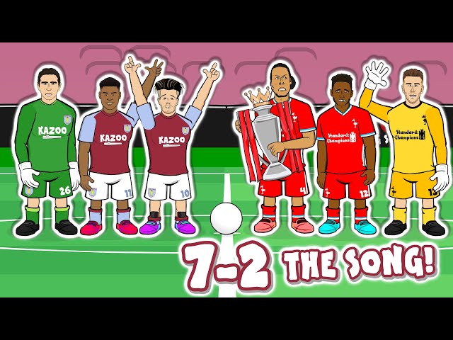 😂7-2: THE SONG!😂 (Aston Villa vs Liverpool 2020 Parody Goals Highlights)