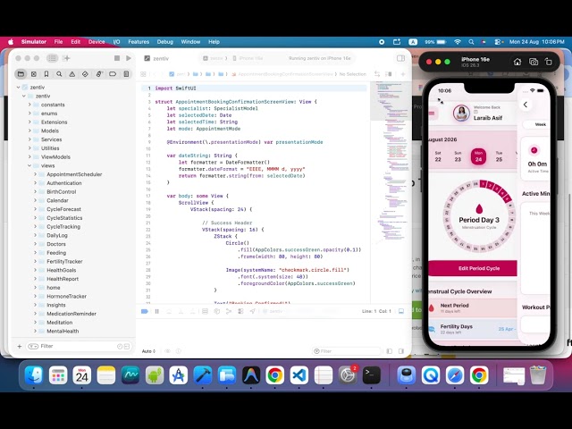 Zentiv | Women’s Wellness, Period & Pregnancy Tracker iOS App | SwiftUI | CodeCanyon