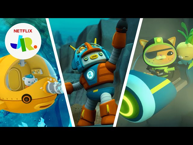 BEST Gup Transformations, Missions & Adventures ⚙️ Octonauts | Netflix Jr