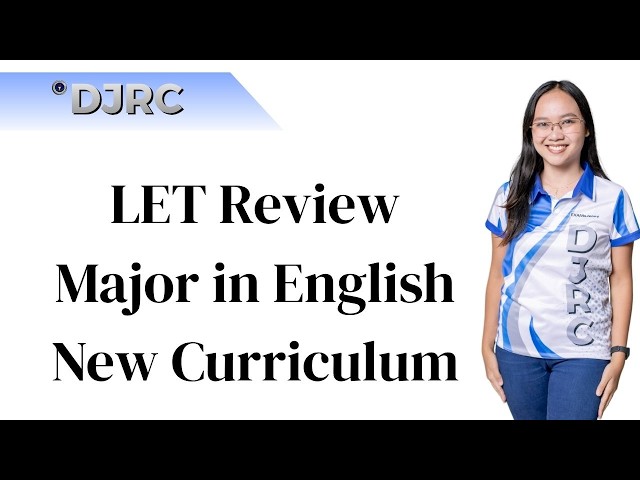 Major in English LET Review