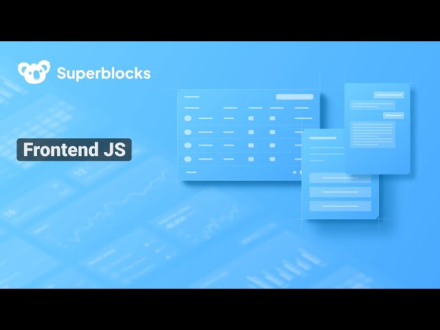 Frontend JS