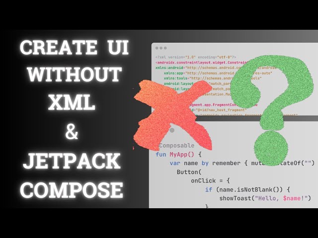 How I Created Android UI without #xml and #jetpackcompose !? 🔥