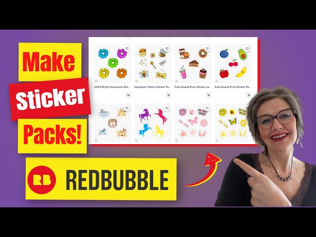 Redbubble Sticker Packs Tutorial 🧡 | Best Redbubble Tips to Increase Your Redbubble Sales 💰💰