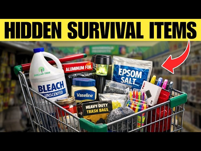 12 Hidden Prepping Items at the Dollar Store (Buy These Before SHTF)