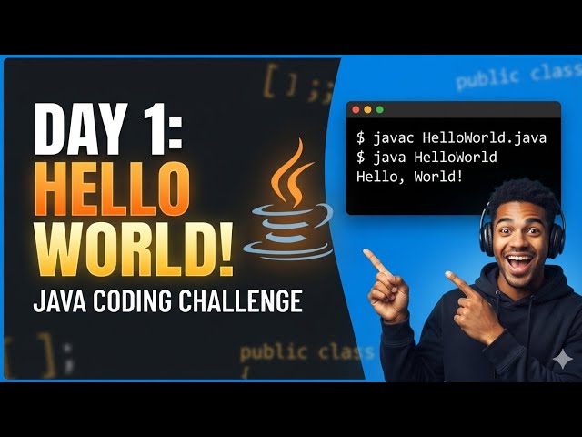 Develop Java With Me – Day 1 | Starting My Java Coding Journey 💻☕#software #java 