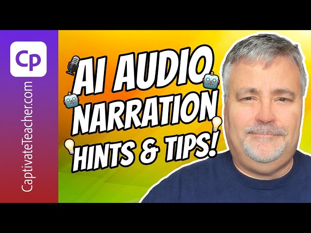 Tips for using AI voices in Adobe Captivate 13.