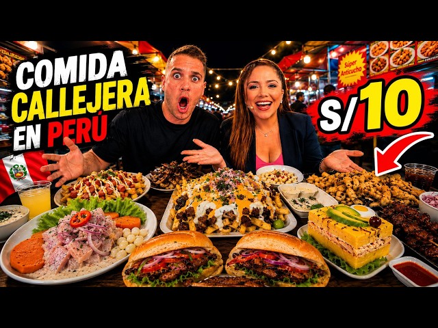 I Spent 10 Soles on the Most Famous Street Food in Lima 🇵🇪