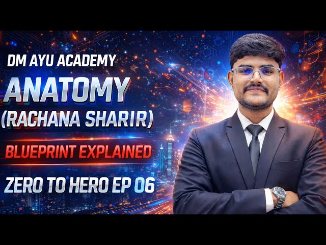 Anatomy Made Easy❤️ | Rachana Sharir Blueprint Explained🌿 | Zero to Hero EP 06 🚀| DM AYU ACADEMY🔥