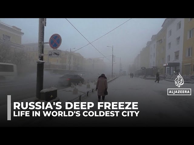 Russia's deep freeze: Life in Siberia's -45C winter freeze