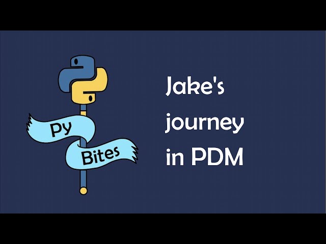 Jake's experience in PDM: from imposter syndrome to more confident Pythonista