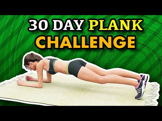 30 Day Plank Challenge At Home - Lose Body Fat, Get Skinny