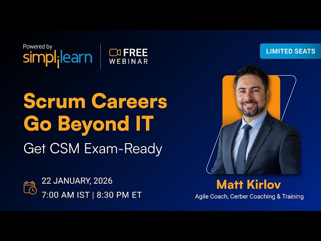 Certified SCRUM Master Exam 2026 | How to Crack CSM Exam 2026 | SCRUM Exam Prep 2026 | Simplilearn