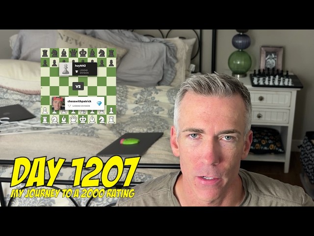 Day 1,207: Playing chess every day until I reach a 2000 rating