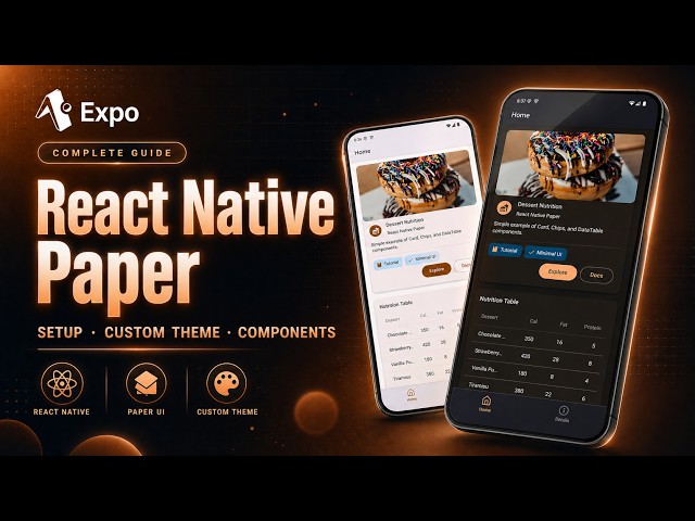 React Native Paper  Setup, Custom Theme & Components Explained