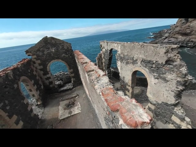 Vuze XR VR 3D Abandoned Coastal Building San Juan Tenerife