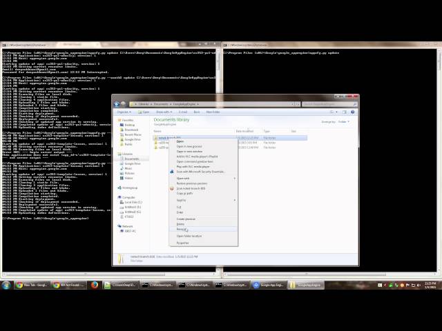 Deploy app on Google App Engine Python using command line on Windows