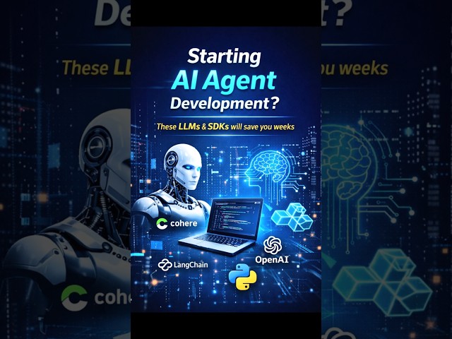 AI Agent Development? Start With These SDKs #ai #artificialintelligence #tech #aishorts #llm #python